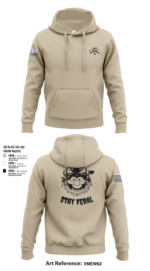 Hoodie, A Co 1/167, Army, Teamtime, Team time, sublimation, custom sports apparel, team uniforms, spirit wear, spiritwear, sports uniforms, custom shirts, team store, custom team store, fundraiser sports, apparel fundraiser