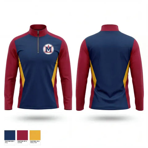 Quarter Zip Jacket, Madison Academic High School Softball, Softball, Teamtime, Team time, sublimation, custom sports apparel, team uniforms, spirit wear, spiritwear, sports uniforms, custom shirts, team store, custom team store, fundraiser sports, apparel fundraiser