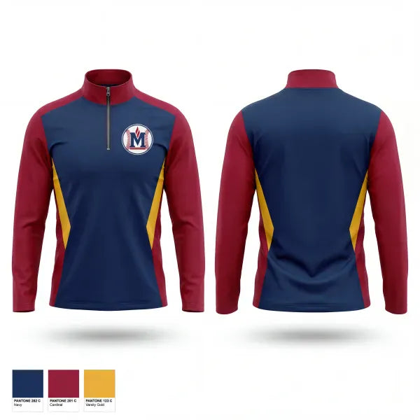 Quarter Zip Jacket, Madison Academic High School Softball, Softball, Teamtime, Team time, sublimation, custom sports apparel, team uniforms, spirit wear, spiritwear, sports uniforms, custom shirts, team store, custom team store, fundraiser sports, apparel fundraiser
