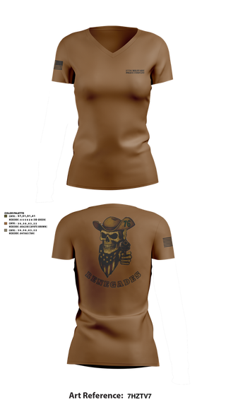 Womens Short Sleeve Vneck Shirt, 1776 Military Police Company, , Teamtime, Team time, sublimation, custom sports apparel, team uniforms, spirit wear, spiritwear, sports uniforms, custom shirts, team store, custom team store, fundraiser sports, apparel fundraiser