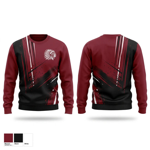 Crew Neck Sweatshirt, Canal Winchester Indians, Softball, Teamtime, Team time, sublimation, custom sports apparel, team uniforms, spirit wear, spiritwear, sports uniforms, custom shirts, team store, custom team store, fundraiser sports, apparel fundraiser