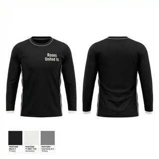 Long Sleeve Performance Shirt, Roses United fc, Men's Soccer, Teamtime, Team time, sublimation, custom sports apparel, team uniforms, spirit wear, spiritwear, sports uniforms, custom shirts, team store, custom team store, fundraiser sports, apparel fundraiser