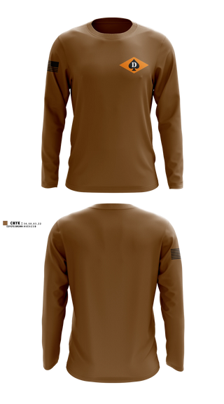 Long Sleeve Performance Shirt, Dog Company, Army, Teamtime, Team time, sublimation, custom sports apparel, team uniforms, spirit wear, spiritwear, sports uniforms, custom shirts, team store, custom team store, fundraiser sports, apparel fundraiser