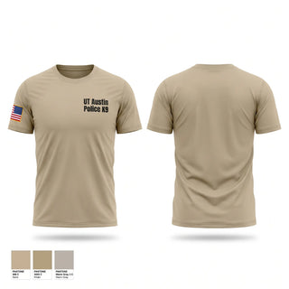 Short Sleeve Performance Shirt, UT Austin Police K9, Police, Teamtime, Team time, sublimation, custom sports apparel, team uniforms, spirit wear, spiritwear, sports uniforms, custom shirts, team store, custom team store, fundraiser sports, apparel fundraiser