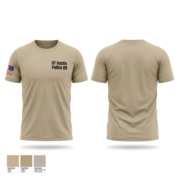 Short Sleeve Performance Shirt, UT Austin Police K9, Police, Teamtime, Team time, sublimation, custom sports apparel, team uniforms, spirit wear, spiritwear, sports uniforms, custom shirts, team store, custom team store, fundraiser sports, apparel fundraiser