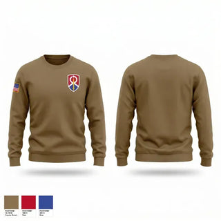 Crew Neck Sweatshirt, 1013th QM CO, Army, Teamtime, Team time, sublimation, custom sports apparel, team uniforms, spirit wear, spiritwear, sports uniforms, custom shirts, team store, custom team store, fundraiser sports, apparel fundraiser