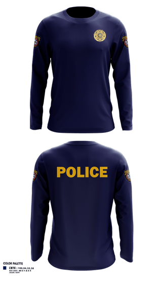 Long Sleeve Performance Shirt, Skiatook Police Department, Police, Teamtime, Team time, sublimation, custom sports apparel, team uniforms, spirit wear, spiritwear, sports uniforms, custom shirts, team store, custom team store, fundraiser sports, apparel fundraiser