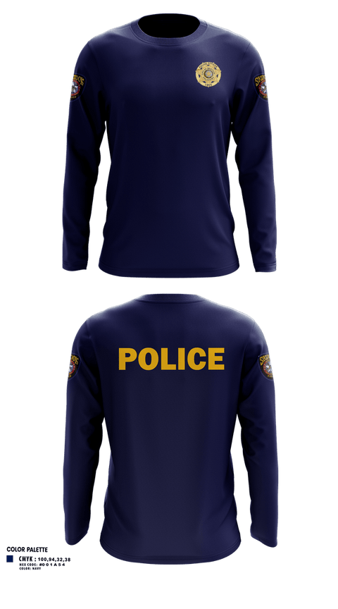 Long Sleeve Performance Shirt, Skiatook Police Department, Police, Teamtime, Team time, sublimation, custom sports apparel, team uniforms, spirit wear, spiritwear, sports uniforms, custom shirts, team store, custom team store, fundraiser sports, apparel fundraiser