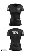 Fayette County Sheriff WV 38752837 Women's Short Sleeve V-neck Shirt - 232