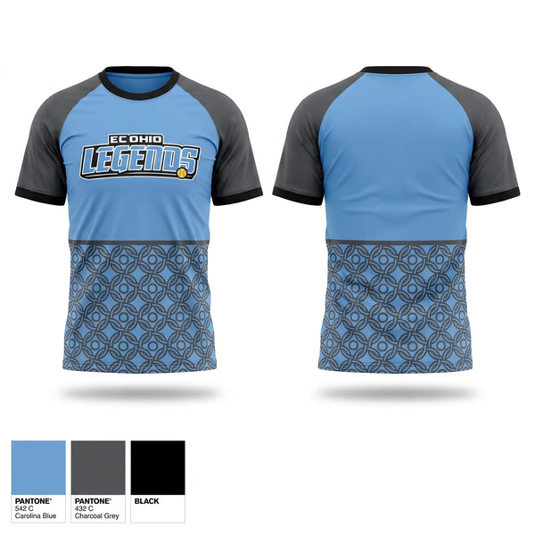 Short Sleeve Performance Shirt, EC Ohio Legends, Softball, Teamtime, Team time, sublimation, custom sports apparel, team uniforms, spirit wear, spiritwear, sports uniforms, custom shirts, team store, custom team store, fundraiser sports, apparel fundraiser