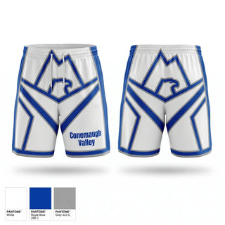 Athletic Shorts With Pockets, Conemaugh valley, , Teamtime, Team time, sublimation, custom sports apparel, team uniforms, spirit wear, spiritwear, sports uniforms, custom shirts, team store, custom team store, fundraiser sports, apparel fundraiser