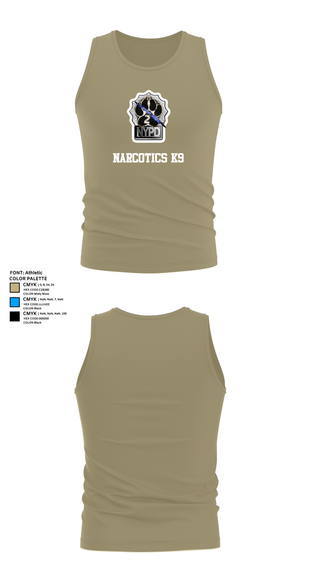 Tank Top, Narcotics K9, , Teamtime, Team time, sublimation, custom sports apparel, team uniforms, spirit wear, spiritwear, sports uniforms, custom shirts, team store, custom team store, fundraiser sports, apparel fundraiser