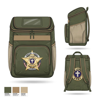 Gear Bag, Spiritual Forces The Lords Army, National Guard, Teamtime, Team time, sublimation, custom sports apparel, team uniforms, spirit wear, spiritwear, sports uniforms, custom shirts, team store, custom team store, fundraiser sports, apparel fundraiser