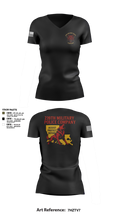 239th Military Police Company 26528741 Women's Short Sleeve V-neck Shirt - 3