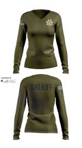 Butler County Sheriff’s Department 87460100 Women's Long Sleeve V-neck Shirt - 22