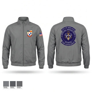 Windbreaker, Weslaco Fire Department, Fire Department, Teamtime, Team time, sublimation, custom sports apparel, team uniforms, spirit wear, spiritwear, sports uniforms, custom shirts, team store, custom team store, fundraiser sports, apparel fundraiser