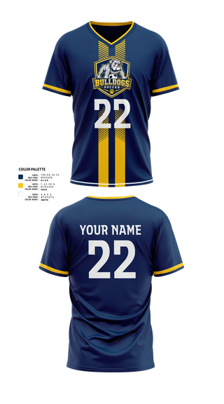 Womens Soccer Jersey, Bladenboro Bulldogs, Women's Soccer, Teamtime, Team time, sublimation, custom sports apparel, team uniforms, spirit wear, spiritwear, sports uniforms, custom shirts, team store, custom team store, fundraiser sports, apparel fundraiser