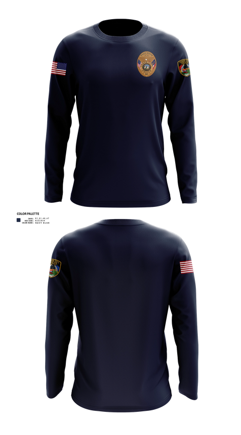 Long Sleeve Performance Shirt, Tabor City Police, Police, Teamtime, Team time, sublimation, custom sports apparel, team uniforms, spirit wear, spiritwear, sports uniforms, custom shirts, team store, custom team store, fundraiser sports, apparel fundraiser