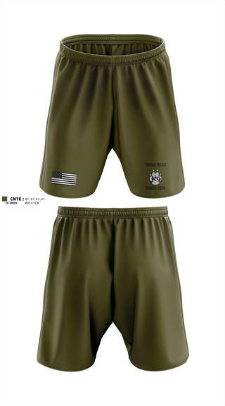 Athletic Shorts With Pockets, Yakima Police Department K9 School, Police, Teamtime, Team time, sublimation, custom sports apparel, team uniforms, spirit wear, spiritwear, sports uniforms, custom shirts, team store, custom team store, fundraiser sports, apparel fundraiser