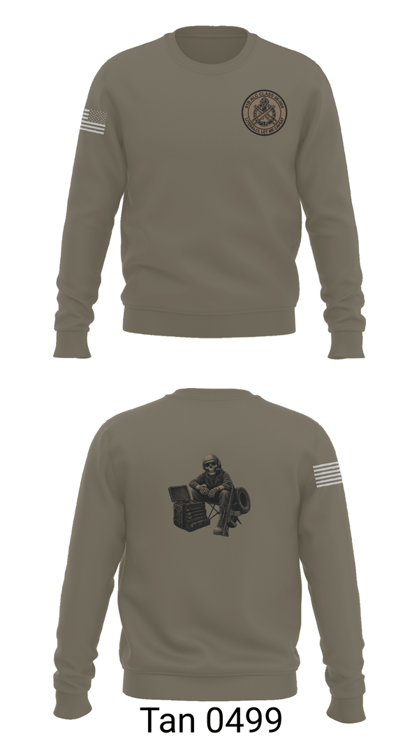 Crew Neck Sweatshirt, 91B ALC, Army, Teamtime, Team time, sublimation, custom sports apparel, team uniforms, spirit wear, spiritwear, sports uniforms, custom shirts, team store, custom team store, fundraiser sports, apparel fundraiser