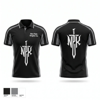 New Paltz Knights 11u Short Sleeve Performance Polo - 1