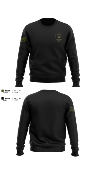 Crew Neck Sweatshirt, Union City Police, Police, Teamtime, Team time, sublimation, custom sports apparel, team uniforms, spirit wear, spiritwear, sports uniforms, custom shirts, team store, custom team store, fundraiser sports, apparel fundraiser