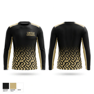 Long Sleeve Performance Shirt, LINCOLN COUGARS, , Teamtime, Team time, sublimation, custom sports apparel, team uniforms, spirit wear, spiritwear, sports uniforms, custom shirts, team store, custom team store, fundraiser sports, apparel fundraiser