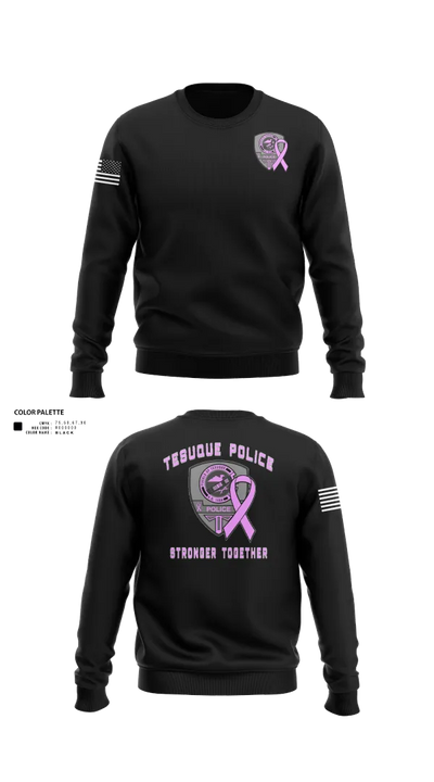Tesuque Police Dept 47912639 Crew Neck Sweatshirt - 21