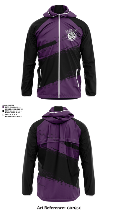 Douglass Fighting Indians Cheer 4688146 Windbreaker - 1