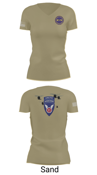 Womens Short Sleeve Vneck Shirt, 440th CBRN CO, , Teamtime, Team time, sublimation, custom sports apparel, team uniforms, spirit wear, spiritwear, sports uniforms, custom shirts, team store, custom team store, fundraiser sports, apparel fundraiser