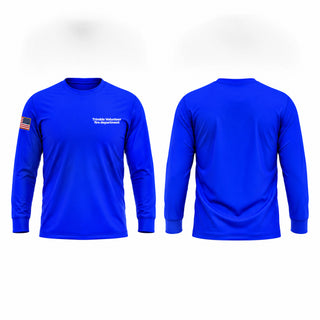 Long Sleeve Performance Shirt, Trimble Volunteer fire department, Fire Department, Teamtime, Team time, sublimation, custom sports apparel, team uniforms, spirit wear, spiritwear, sports uniforms, custom shirts, team store, custom team store, fundraiser sports, apparel fundraiser