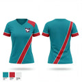 Tulare Mustangs 90109227 Women's Short Sleeve V-neck Shirt - 1