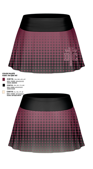 Skort, Dowling Catholic, Cheer, Teamtime, Team time, sublimation, custom sports apparel, team uniforms, spirit wear, spiritwear, sports uniforms, custom shirts, team store, custom team store, fundraiser sports, apparel fundraiser