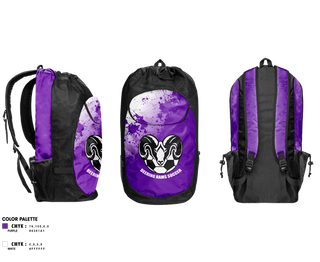Gear Bag, Deering Rams Soccer, Men's Soccer, Teamtime, Team time, sublimation, custom sports apparel, team uniforms, spirit wear, spiritwear, sports uniforms, custom shirts, team store, custom team store, fundraiser sports, apparel fundraiser