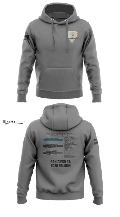 Midway Veterans' Association 36317900 Hoodie - 2