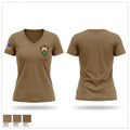 Uwchlan Township Police Department Women's Short Sleeve V-neck Shirt - 1