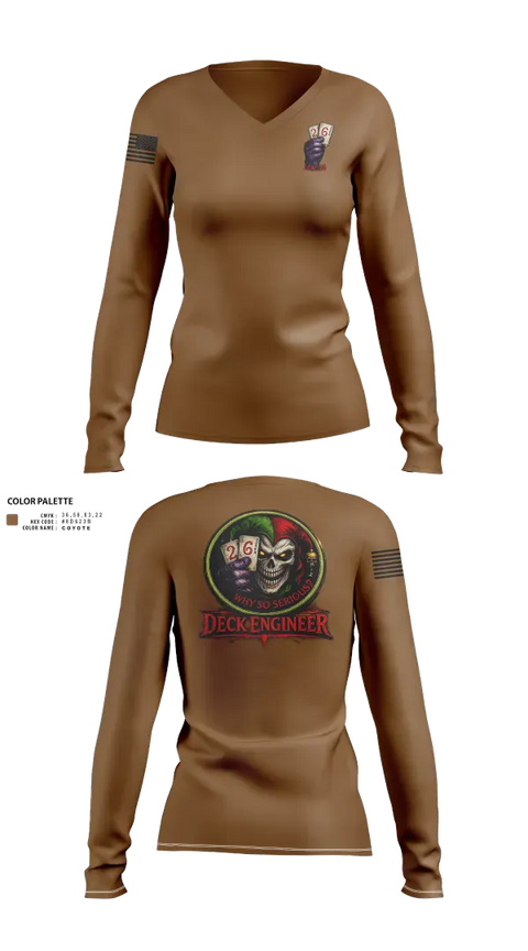 Womens Long Sleeve Vneck Shirt, LCAC 26, , Teamtime, Team time, sublimation, custom sports apparel, team uniforms, spirit wear, spiritwear, sports uniforms, custom shirts, team store, custom team store, fundraiser sports, apparel fundraiser