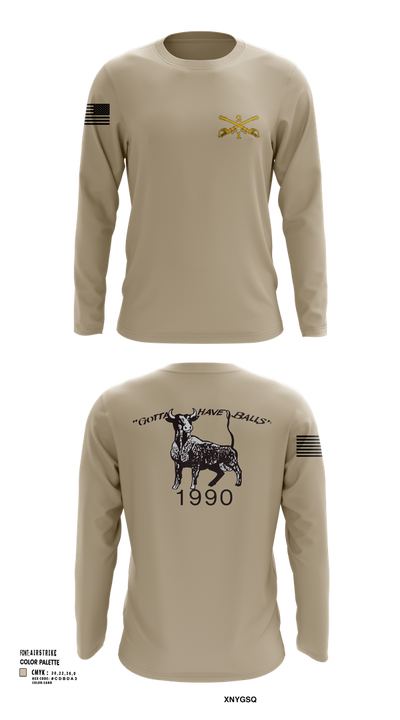 2nd Armored Cavalry Regiment 7857007 Long Sleeve Performance Shirt 102