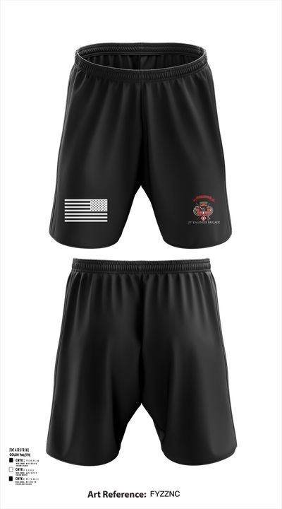 133rd Construction Management Team 6811495 Athletic Shorts With Pockets - 102