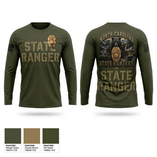 Long Sleeve Performance Shirt, NC DNCR State Ranger, Police, Teamtime, Team time, sublimation, custom sports apparel, team uniforms, spirit wear, spiritwear, sports uniforms, custom shirts, team store, custom team store, fundraiser sports, apparel fundraiser