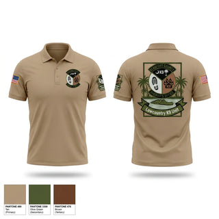 Short Sleeve Performance Polo, Lowcountry K-9 Unit, Police, Teamtime, Team time, sublimation, custom sports apparel, team uniforms, spirit wear, spiritwear, sports uniforms, custom shirts, team store, custom team store, fundraiser sports, apparel fundraiser