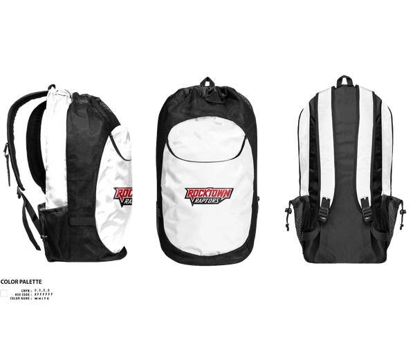 Gear Bag, Rocktown High School Basketball, Men's Basketball, Teamtime, Team time, sublimation, custom sports apparel, team uniforms, spirit wear, spiritwear, sports uniforms, custom shirts, team store, custom team store, fundraiser sports, apparel fundraiser