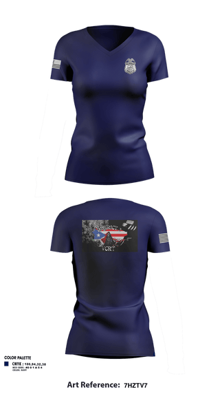 Womens Short Sleeve Vneck Shirt, D2 Violent Crime Reduction Team, Police, Teamtime, Team time, sublimation, custom sports apparel, team uniforms, spirit wear, spiritwear, sports uniforms, custom shirts, team store, custom team store, fundraiser sports, apparel fundraiser