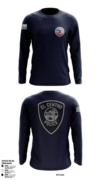 Long Sleeve Performance Shirt, El Centro Police Department SWAT, Police, Teamtime, Team time, sublimation, custom sports apparel, team uniforms, spirit wear, spiritwear, sports uniforms, custom shirts, team store, custom team store, fundraiser sports, apparel fundraiser
