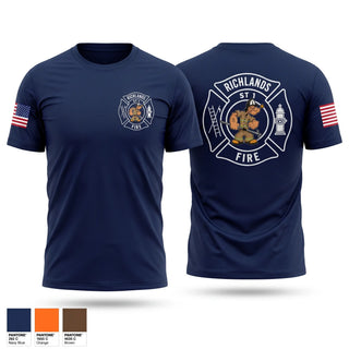 Short Sleeve Performance Shirt, Richlands fire and rescue, Fire Department, Teamtime, Team time, sublimation, custom sports apparel, team uniforms, spirit wear, spiritwear, sports uniforms, custom shirts, team store, custom team store, fundraiser sports, apparel fundraiser