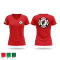 Pine Level Fire Department 51397691 Women's Short Sleeve V-neck Shirt - 1