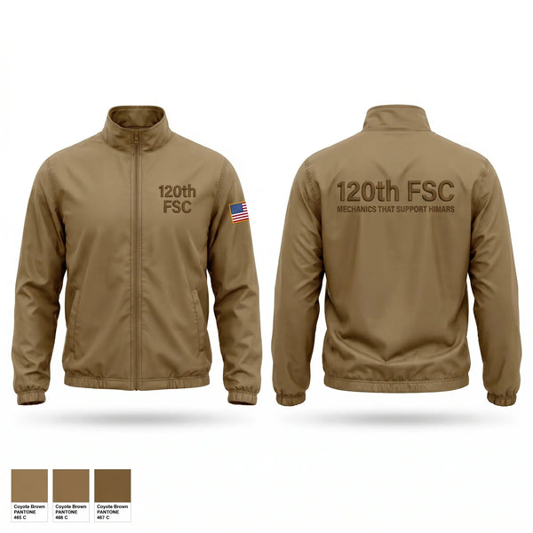 Windbreaker, 120th FSC, National Guard, Teamtime, Team time, sublimation, custom sports apparel, team uniforms, spirit wear, spiritwear, sports uniforms, custom shirts, team store, custom team store, fundraiser sports, apparel fundraiser