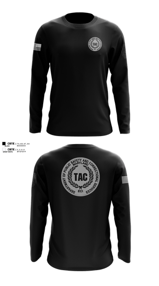 Long Sleeve Performance Shirt, ECI TAC, Police, Teamtime, Team time, sublimation, custom sports apparel, team uniforms, spirit wear, spiritwear, sports uniforms, custom shirts, team store, custom team store, fundraiser sports, apparel fundraiser