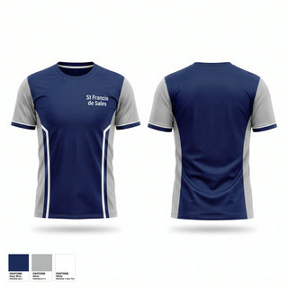 Football Jersey, St. Francis de Sales, Cross Country, Teamtime, Team time, sublimation, custom sports apparel, team uniforms, spirit wear, spiritwear, sports uniforms, custom shirts, team store, custom team store, fundraiser sports, apparel fundraiser