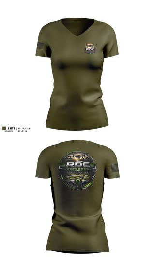 Womens Short Sleeve Vneck Shirt, RDC Outdoors, Police, Teamtime, Team time, sublimation, custom sports apparel, team uniforms, spirit wear, spiritwear, sports uniforms, custom shirts, team store, custom team store, fundraiser sports, apparel fundraiser